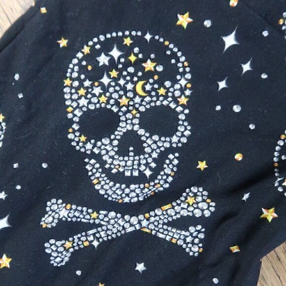NO BOUNDARIES BLACK SUGAR SKULL HIGH RISE ANKLE LENGTH LEGGING SIZE SMALL NWT - Picture 3 of 8
